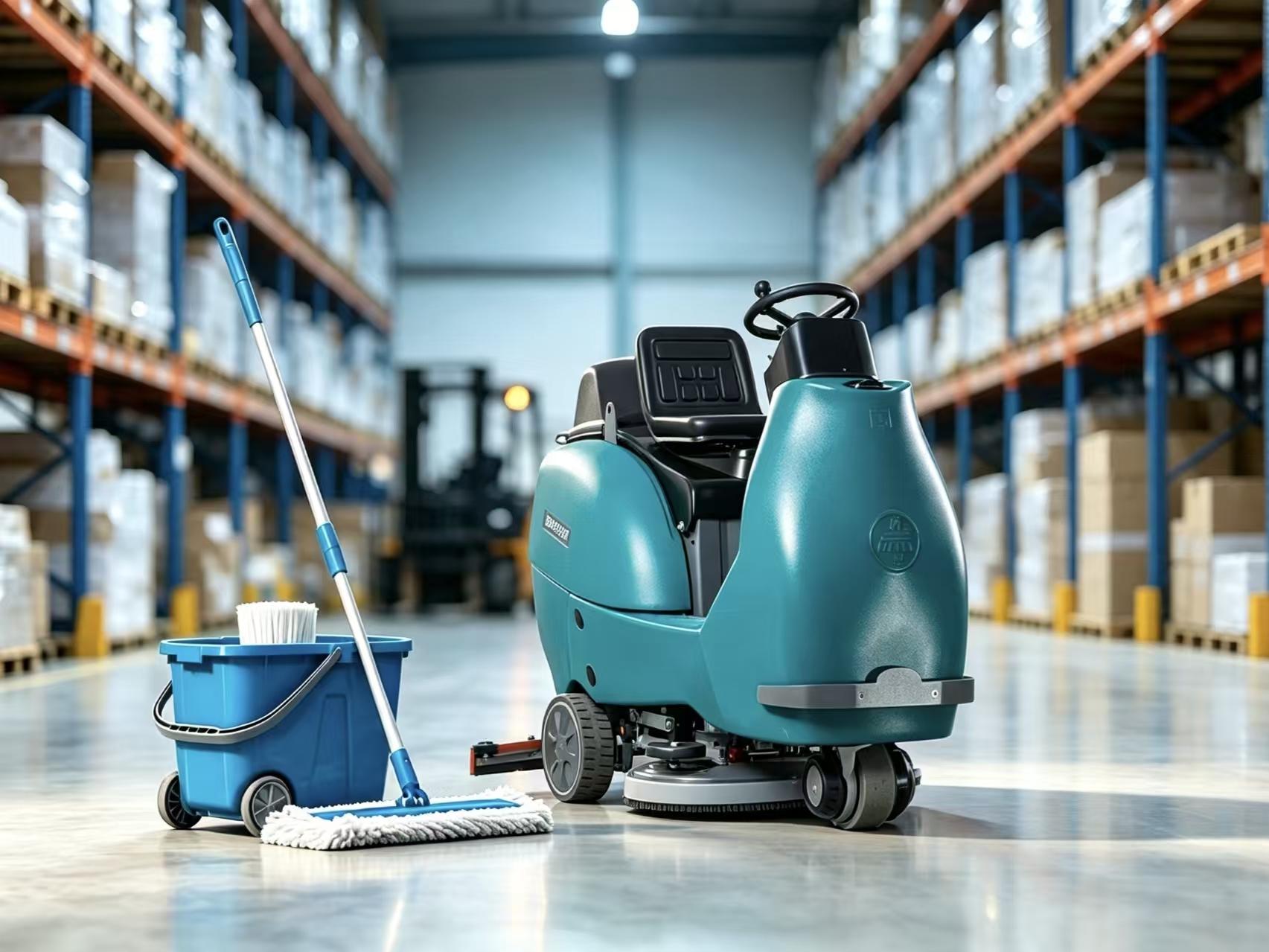 Vệ sinh sàn nhà kho: Làm sạch thủ công so với máy chà sàn công nghiệp